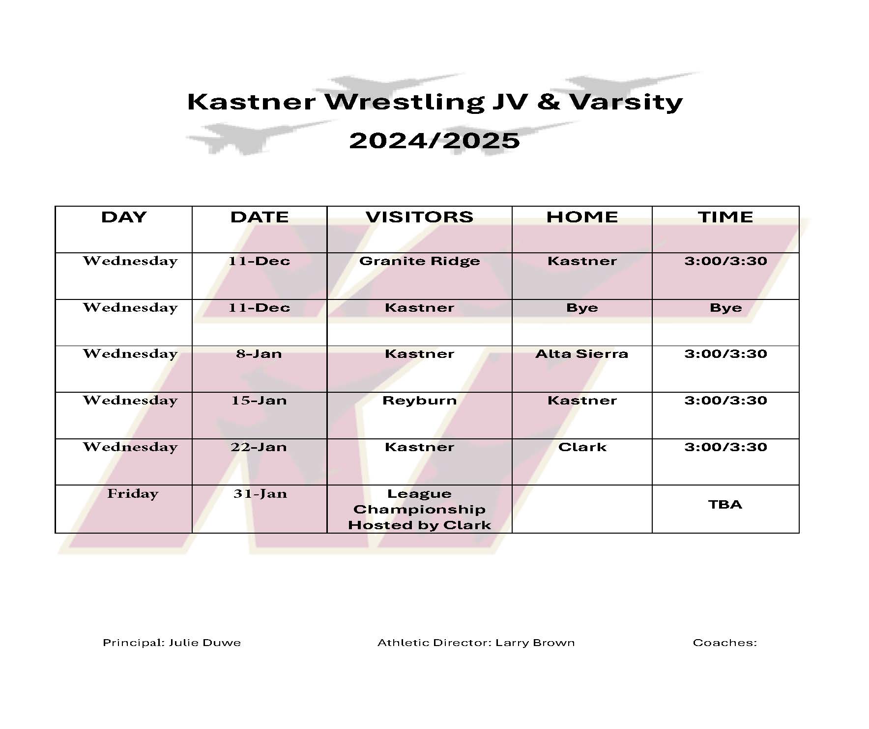 Image for: 2024/25 Varsity & JV Wrestling