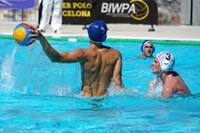 Picture of a boy water polo player